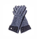 Boucle Gloves With Cuff Blue