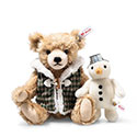 Steiff Teddy Bear with Snowman