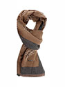 Scarf Three Tones Tree Of Life Soft Caramel