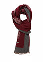 Scarf Three Tones Tree Of Life Soft Red